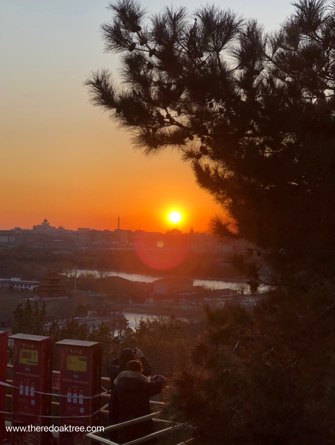 Jing Shan Park Beijing Sunset