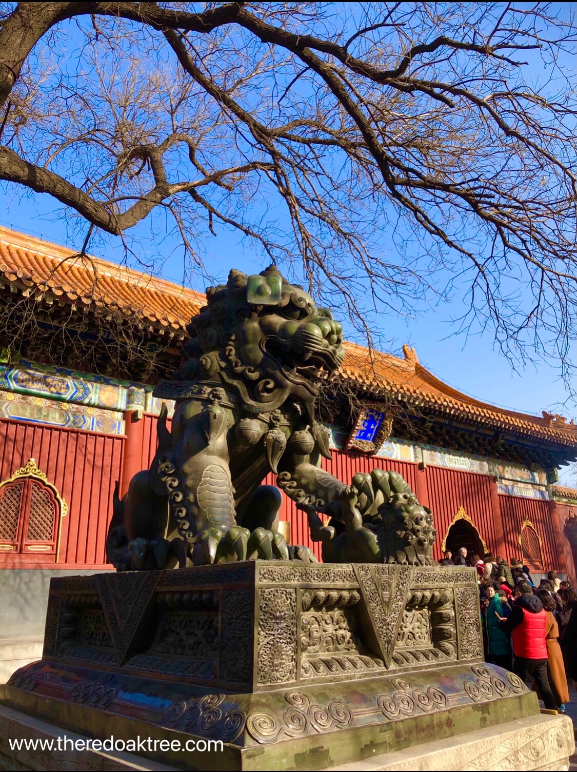 Lama Temple Beijing Stone Lion